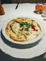 Überbackene Maultaschen Mit Pfifferlingrahmsosse